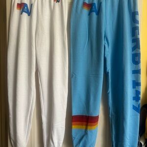 Aviator Nation set of 2 Jogger Pants Set size Small - special edition Derby 149!